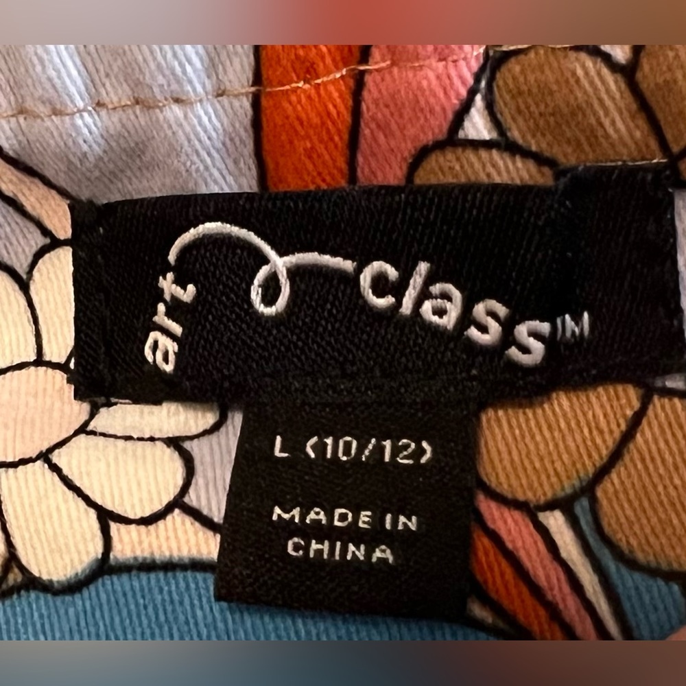 Art Class NWT Pink Floral Skirt - Picture 5 of 12